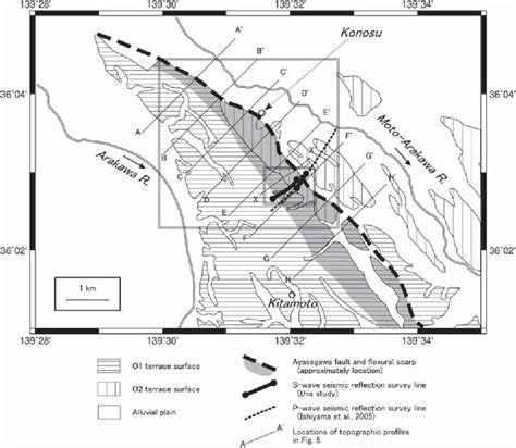 Table From S Wave Seismic Reflection Profiling In The Northern Area