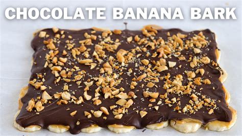 Viral Chocolate Banana Bark Recipe Youtube