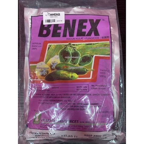 Fungicide Racun Kulat Benex G Racun Reput Racun Antraknos