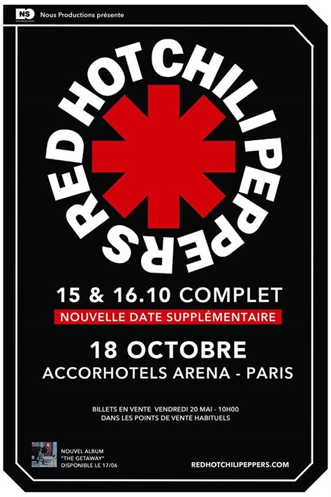 Red Hot Chili Peppers troisième concert à Paris RockUrLife webzine rock metal
