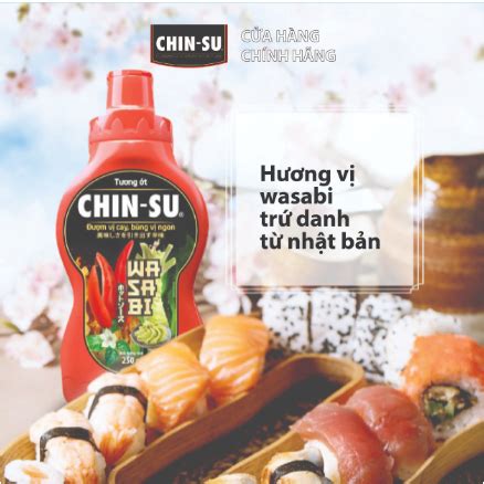 Tương Ớt CHIN SU Wasabi Chai 250g Shopee Việt Nam