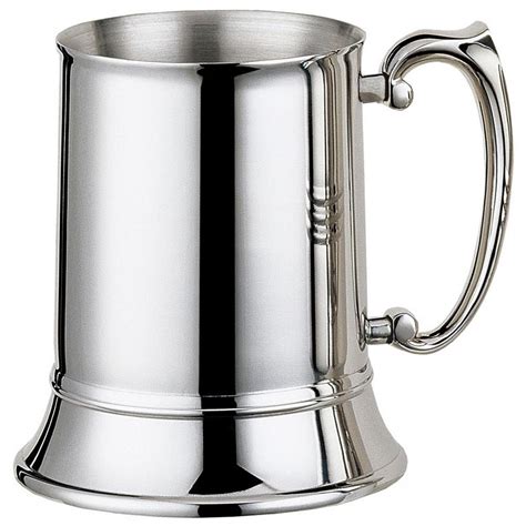 Visol Gondor 16 Oz Stainless Steel Mirror Finish Beer Mug Vac210 The