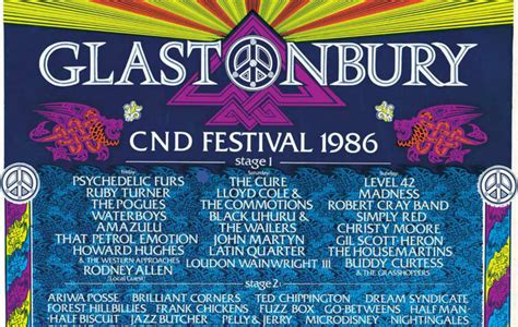 Every Glastonbury Poster And Line Up Since 1970