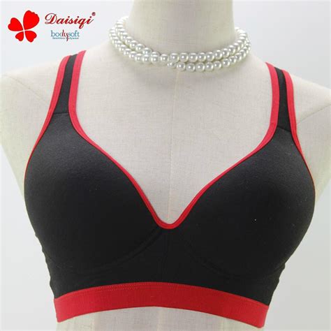 Free Sample Women Underwear Sexy Bra Black Sports Bra New Design 3280 Daisiqi China