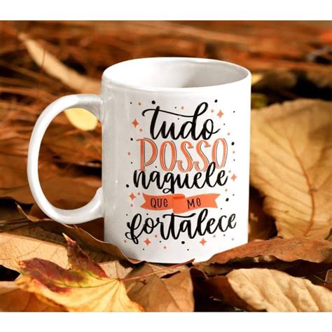 Caneca Gospel Frases B Blicas Personalizadas Shopee Brasil