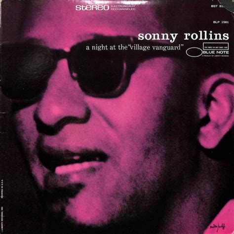 SONNY ROLLINS A Night At The Village Vanguard レコード通販買取はサウンドファインダー