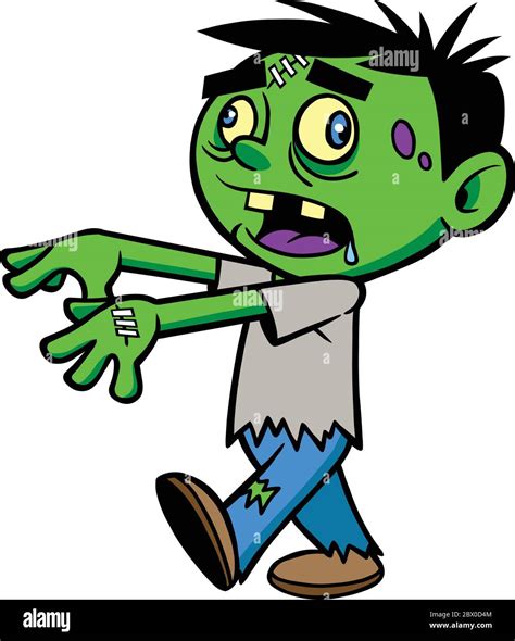 Zombie Boy - An illustration of a Zombie Boy Stock Vector Image & Art ...