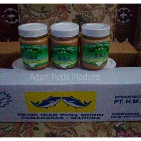 Jual Petis Madura Ikan Tuna Hms Super Dus Toples Shopee