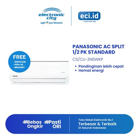 Jual Panasonic Ac Split Pk Standard Cs Cu Zn Wkp Shopee Indonesia