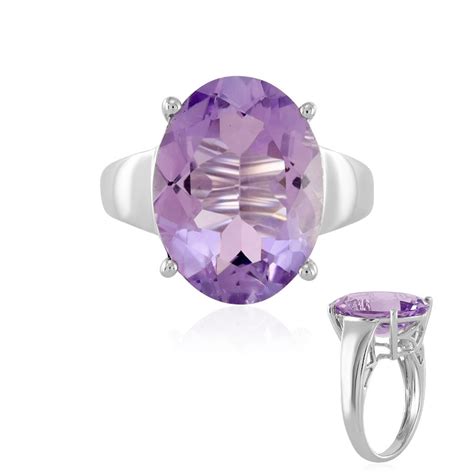 Anello In Argento Con Ametista Rose De France Gt Gioielli Juwelo