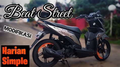 Modifikasi Beat Street Konsep Supermoto Touring Babylook Daily Harian