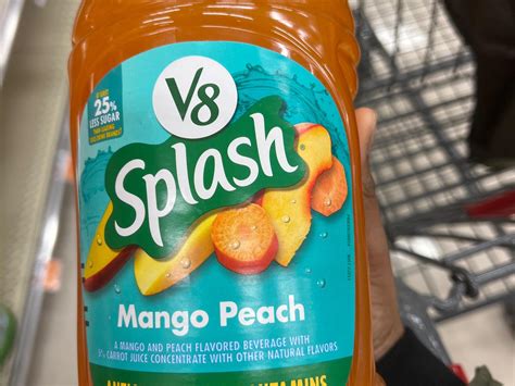 V8 Splash Nutrition Facts Sodium Blog Dandk