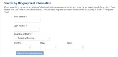 How To Use The Ice Detainee Locator To Find Someone In Custody