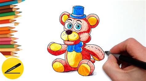 How To Draw Freddy From Fnaf Step By Step