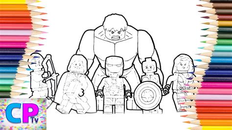 Get Lego Coloring Pages Avengers Images - Super Coloring