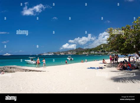 Tropical Beach Grand Anse Bay Saint George Parish Grenada Lesser