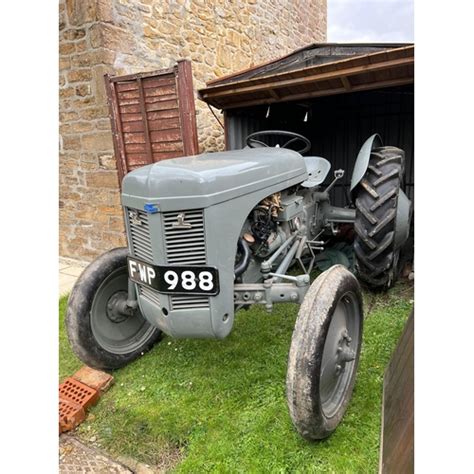 Ferguson Te20 Continental Tractor 1947 Runs Serial No 5657 Reg