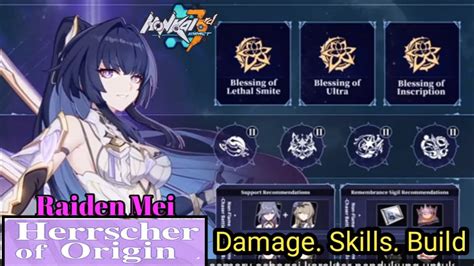 Animasi Pendek Honkai Impact 3rd Indonesia Dan Damage Skill Build Raiden Mei Herrascher Of