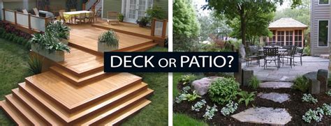 Deck Vs Paver Patio Patio Ideas