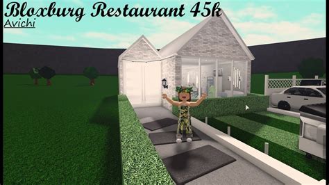 Bloxburg Restaurant 45k No Gamepass Roblox Avichi Youtube