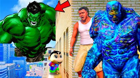 Gta Avengers Franklin Shinchan Playing Hide And Seek With Ice