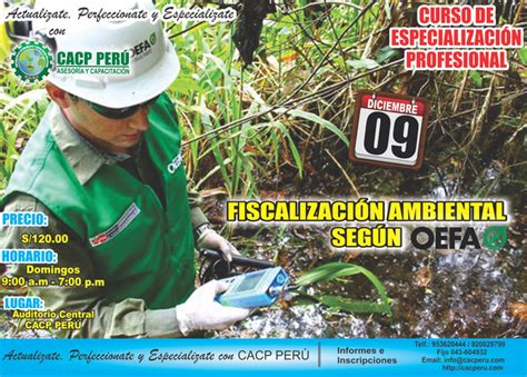 CACP Perú Curso Fiscalización Ambiental Según Oefa