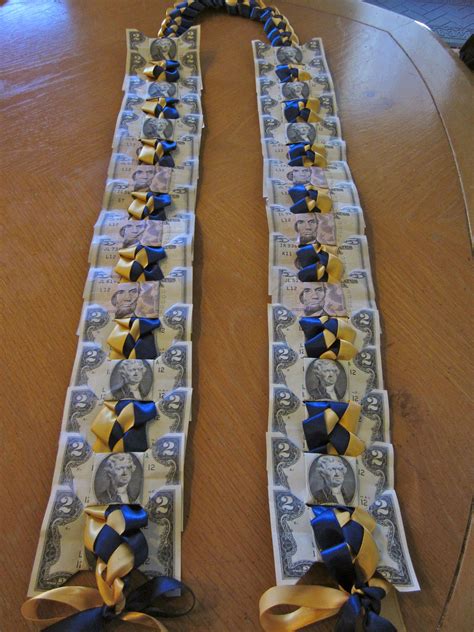 Graduation Money Ribbon Sash Graduation Money Graduation Money Lei