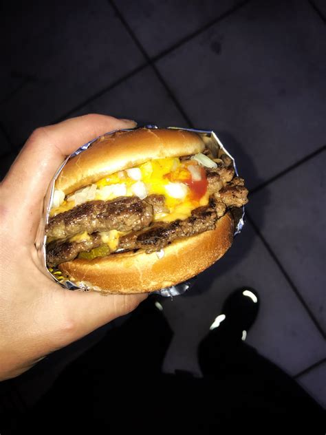 McDonald’s style double cheeseburger : burgers