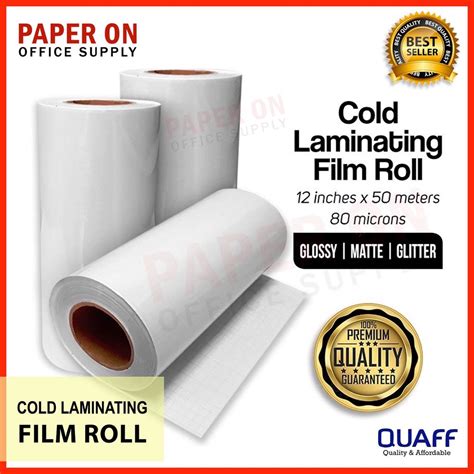 Photo Top Roll 12 Inches Glossy Matte Glitter Cold Laminating Film