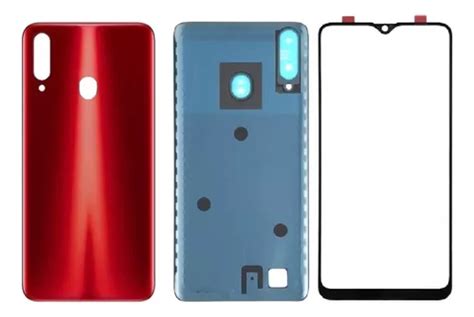 Tela De Vidro Frontal Tampa Traseira Para Galaxy A20s A207