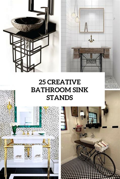 25 Cool And Creative Sink Stands For Any Bathroom Digsdigs