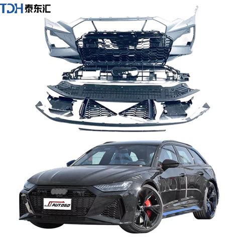 Body Kit Include Front Bumper With Grille Rear Lip For Audi A