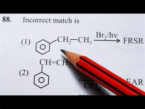 Allen Test Paper Organic Chemistry Ncert Question For Neet