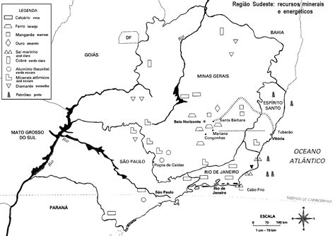 Geografia Fundamental Região Sudeste Aspectos físicos