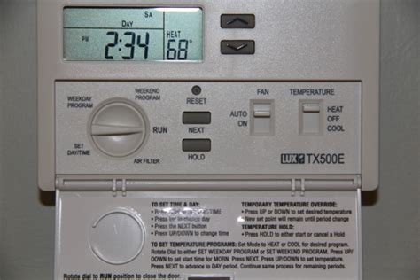 Installing A Lux Programmable Thermostat Concord Carpenter