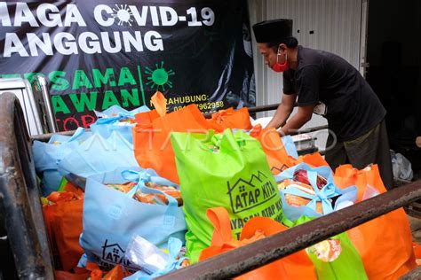 Bantuan Sembako Bagi Terdampak Covid 19 Antara Foto