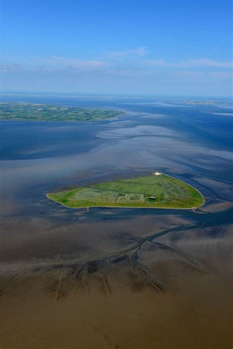 Pellworm Von Oben K Stenbereich Der Nordsee Hallig S Deroog Insel