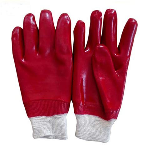 Rib Cuff Pvc Safety Glove China Pvc Gloves And Gloves Price