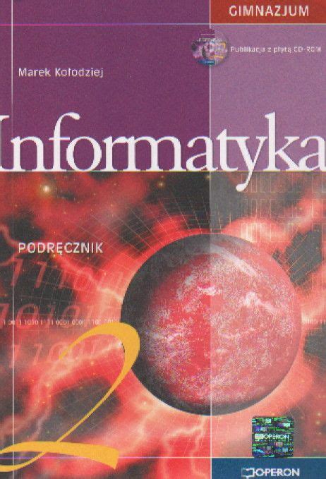 Podr Cznik Szkolny Informatyka Podr Cznik Z P Yt Cd Ceny I Opinie