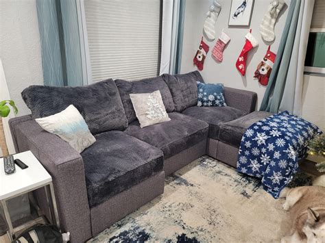 Got the reversible fabric for my new couch : r/Lovesac