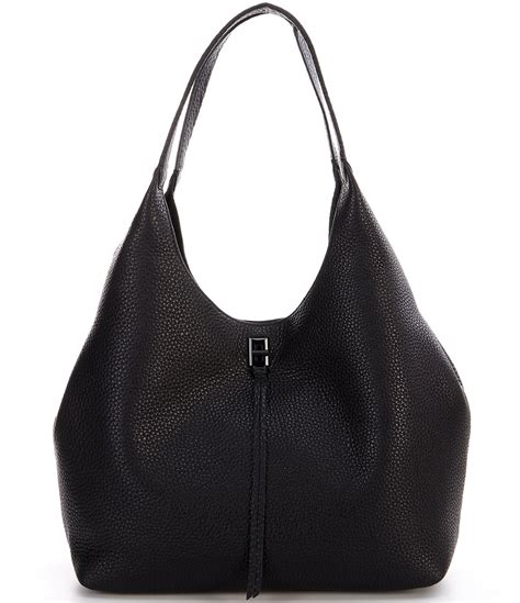 Rebecca Minkoff Darren Signature Carryall Black Leather Shoulder Bag