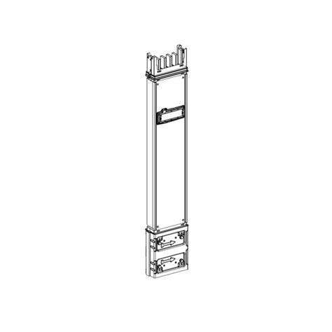 Canalis KSA élément droit pied de colonne 250A 0 8 m 1 fenêtre