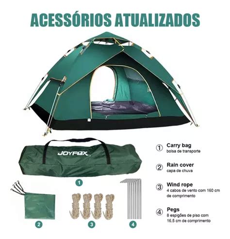 Joyfox Barraca De Camping Automatica Barraca Camping Impermeavel 2000mm