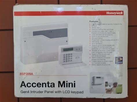 Honeywell Accenta Mini Gen White Compact Zone Security Alarm Panel