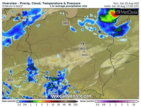 Pogoda na dziś 28 sierpnia 2021 Przelotny deszcz i burze miejscami