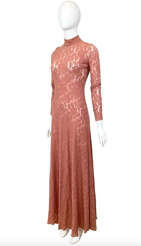 1970s John Kloss Sheer Lace Gem