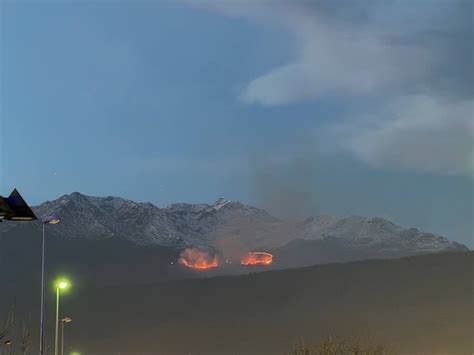 Incendio Nel Biellese Bruciano I Boschi Dell Alta Valle Elvo FOTO