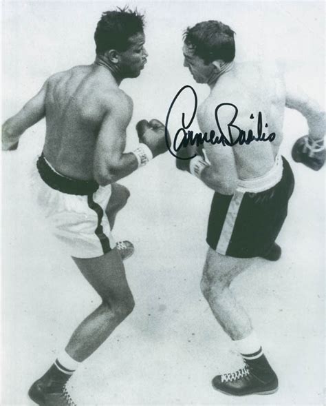 Carmen Basilio Autographed Signed Photograph Historyforsale Item 293190