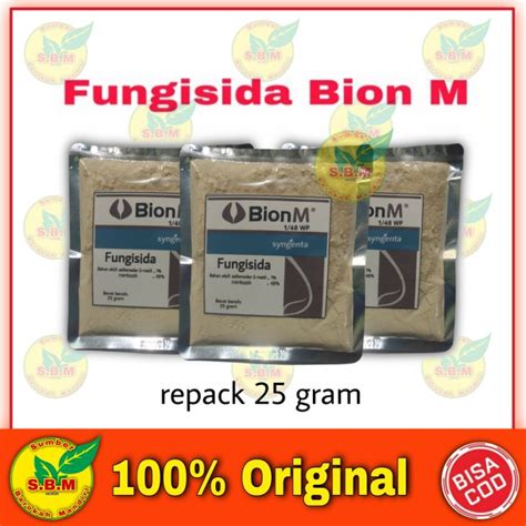 Jual BionM 1 48 WP Fungisida BION M Mengatasi Busuk Daun Dan Buah