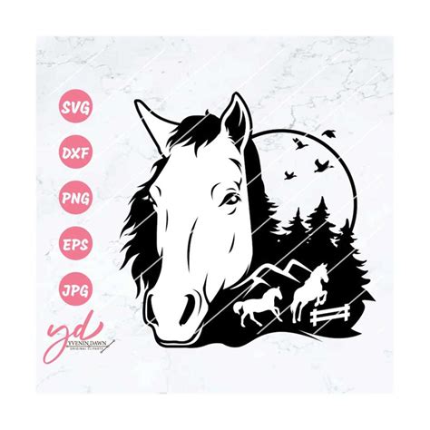 Mustang Horse Svg Horse Svg Mustang Svg Running Horse Inspire